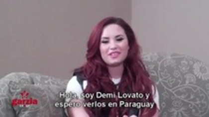 Demi Lovato Send A Message To Paraguay Lovatics (525) Demi Lovato Send A Message To Paraguay Lovatics (525)