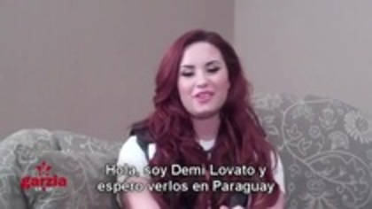Demi Lovato Send A Message To Paraguay Lovatics (583) Demi Lovato Send A Message To Paraguay Lovatics (583)