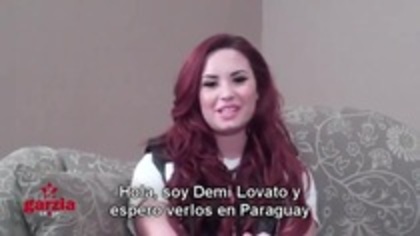 Demi Lovato Send A Message To Paraguay Lovatics (596) - Demilush Send A Message To Paraguay Lovatics Part oo2