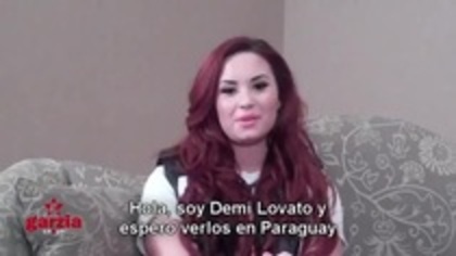 Demi Lovato Send A Message To Paraguay Lovatics (962) - Demilush Send A Message To Paraguay Lovatics Part oo3
