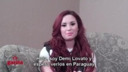 Demi Lovato Send A Message To Paraguay Lovatics (965) - Demilush Send A Message To Paraguay Lovatics Part oo3