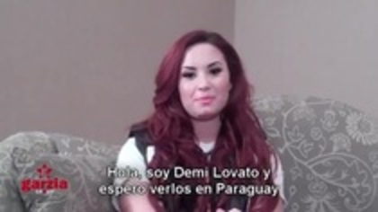 Demi Lovato Send A Message To Paraguay Lovatics (966) - Demilush Send A Message To Paraguay Lovatics Part oo3