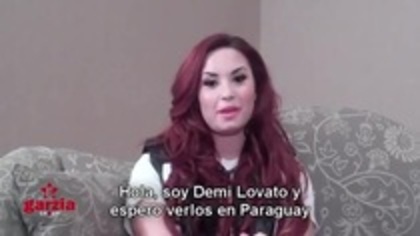 Demi Lovato Send A Message To Paraguay Lovatics (969) - Demilush Send A Message To Paraguay Lovatics Part oo3