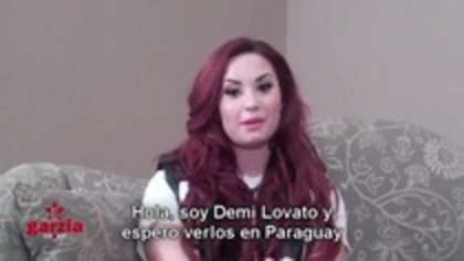 Demi Lovato Send A Message To Paraguay Lovatics (972) - Demilush Send A Message To Paraguay Lovatics Part oo3