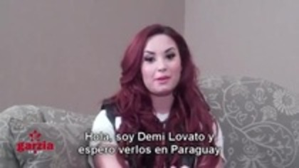 Demi Lovato Send A Message To Paraguay Lovatics (973) - Demilush Send A Message To Paraguay Lovatics Part oo3