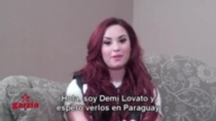 Demi Lovato Send A Message To Paraguay Lovatics (976) - Demilush Send A Message To Paraguay Lovatics Part oo3