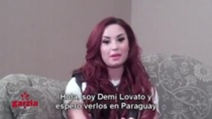 Demi Lovato Send A Message To Paraguay Lovatics (970) - Demilush Send A Message To Paraguay Lovatics Part oo3