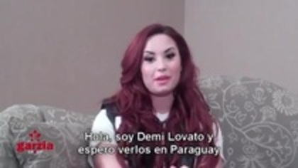 Demi Lovato Send A Message To Paraguay Lovatics (991) - Demilush Send A Message To Paraguay Lovatics Part oo3
