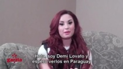 Demi Lovato Send A Message To Paraguay Lovatics (992) - Demilush Send A Message To Paraguay Lovatics Part oo3