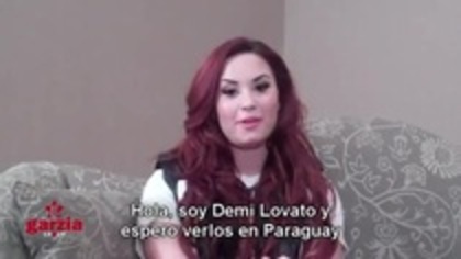 Demi Lovato Send A Message To Paraguay Lovatics (997) - Demilush Send A Message To Paraguay Lovatics Part oo3
