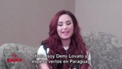 Demi Lovato Send A Message To Paraguay Lovatics (1001) - Demilush Send A Message To Paraguay Lovatics Part oo3