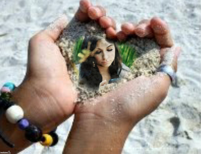 Girl in the sand - 1GjIU-104 - print