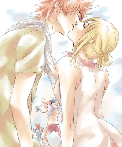 4. Lucy and Natsu - Cuplurile mele preferate din Anime-uri