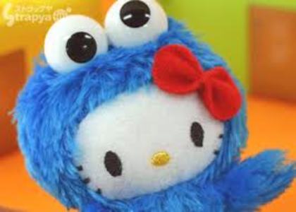 images (1) - Hello Kitty deghizata in Cookie Monster