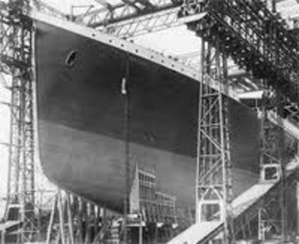 4 - Poze de la constructia Titanicului