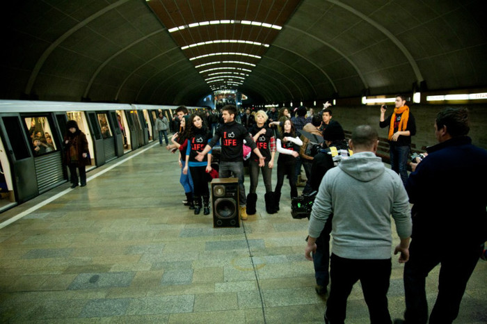 Filmari la metrou -Antidrog
