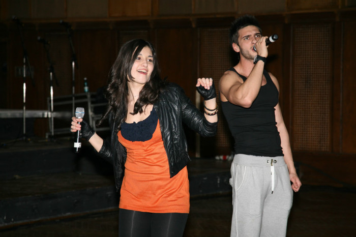 Andrei si Ioana. Pregatire pt concertul Lala Love