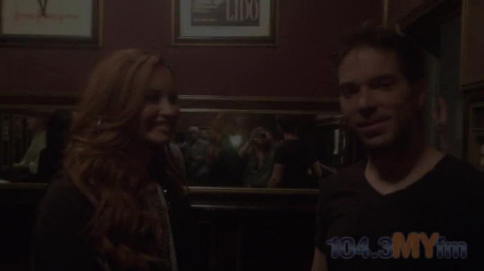 1043 MYfm\'s Ty Bentli with Demi Lovato in LA 0042 - Demi - 1043 MYfm Ty Bentli