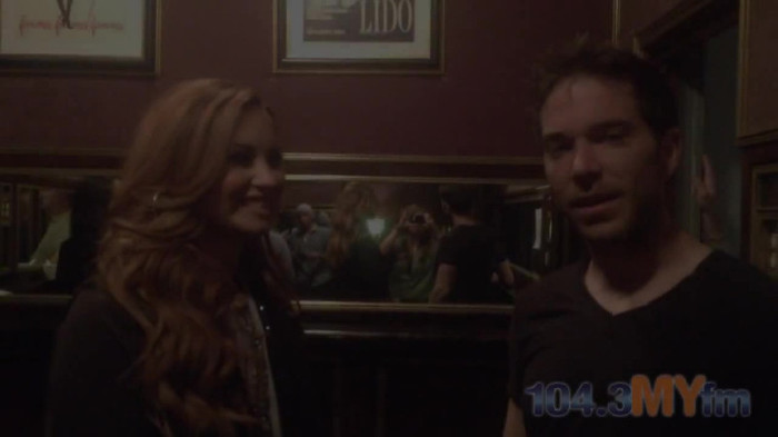 1043 MYfm\'s Ty Bentli with Demi Lovato in LA 0048 - Demi - 1043 MYfm Ty Bentli