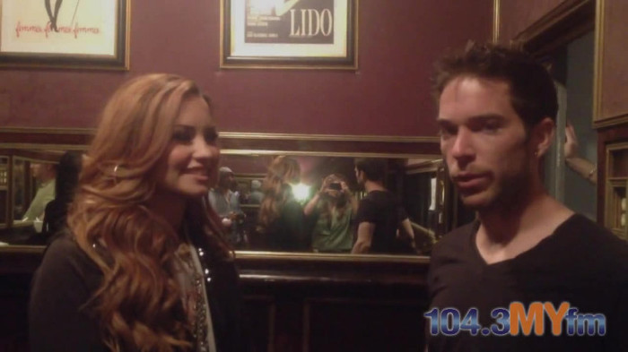 1043 MYfm\'s Ty Bentli with Demi Lovato in LA 0087