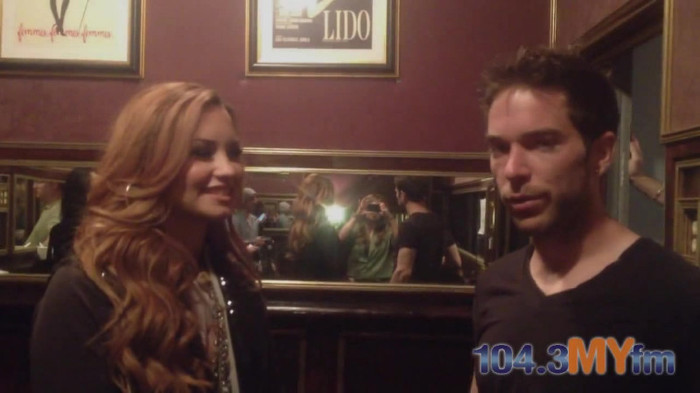 1043 MYfm\'s Ty Bentli with Demi Lovato in LA 0090