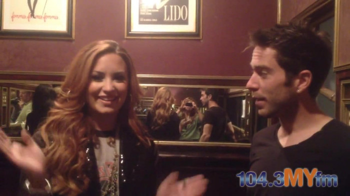 1043 MYfm\'s Ty Bentli with Demi Lovato in LA 0127