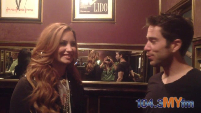 1043 MYfm\'s Ty Bentli with Demi Lovato in LA 0146