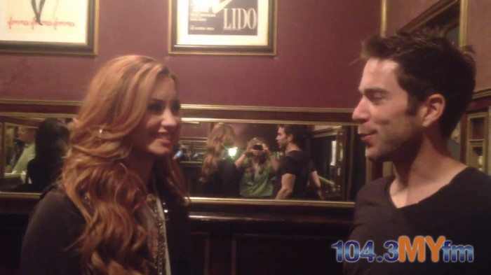 1043 MYfm\'s Ty Bentli with Demi Lovato in LA 0158