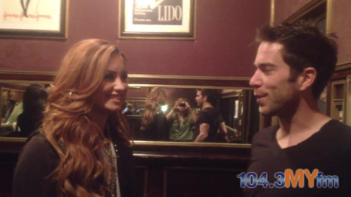 1043 MYfm\'s Ty Bentli with Demi Lovato in LA 0161