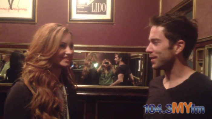 1043 MYfm\'s Ty Bentli with Demi Lovato in LA 0168
