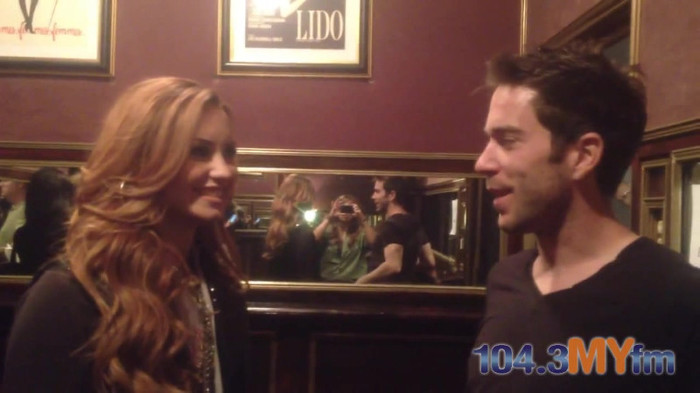 1043 MYfm\'s Ty Bentli with Demi Lovato in LA 0172
