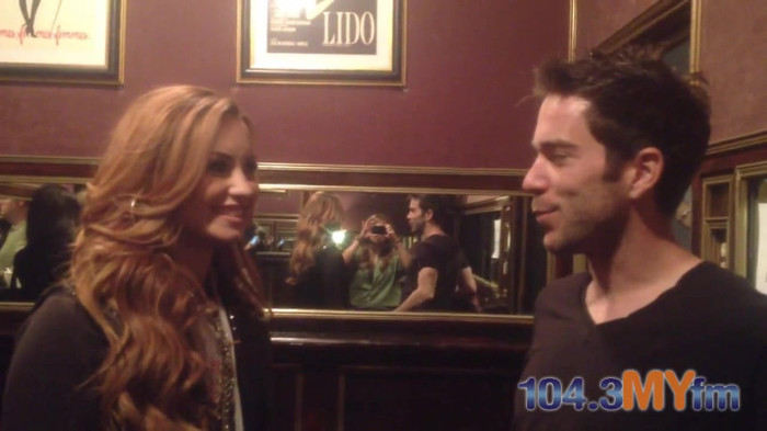 1043 MYfm\'s Ty Bentli with Demi Lovato in LA 0177