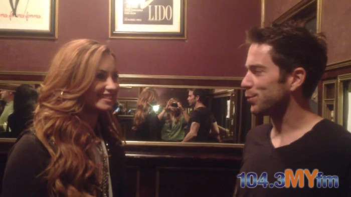 1043 MYfm\'s Ty Bentli with Demi Lovato in LA 0181