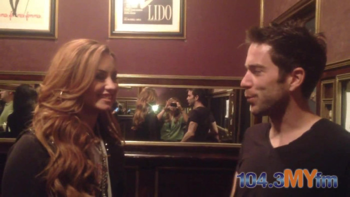 1043 MYfm\'s Ty Bentli with Demi Lovato in LA 0184 1043 MYfm\'s Ty Bentli with Demi Lovato in LA 0184
