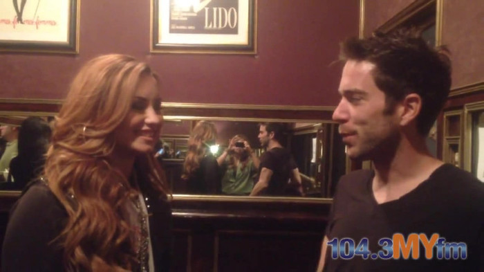 1043 MYfm\'s Ty Bentli with Demi Lovato in LA 0185 1043 MYfm\'s Ty Bentli with Demi Lovato in LA 0185