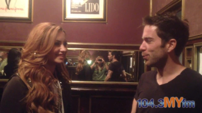 1043 MYfm\'s Ty Bentli with Demi Lovato in LA 0193 1043 MYfm\'s Ty Bentli with Demi Lovato in LA 0193