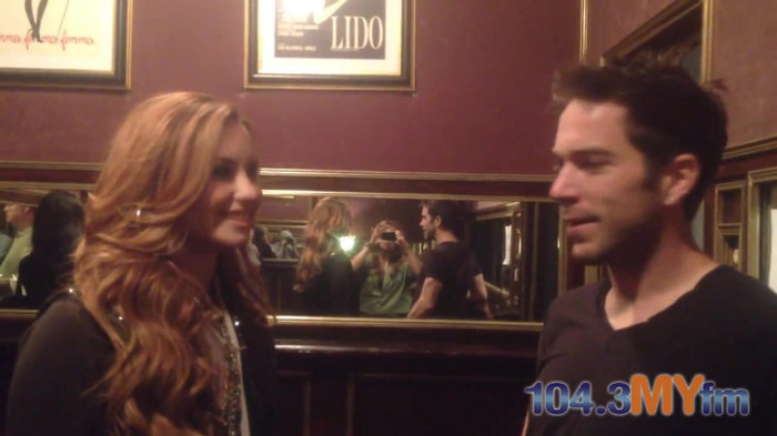 1043 MYfm\'s Ty Bentli with Demi Lovato in LA 0207 1043 MYfm\'s Ty Bentli with Demi Lovato in LA 0207