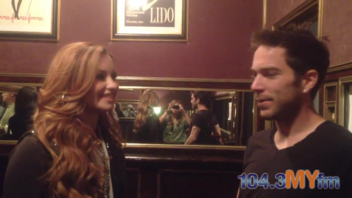 1043 MYfm\'s Ty Bentli with Demi Lovato in LA 0208 1043 MYfm\'s Ty Bentli with Demi Lovato in LA 0208
