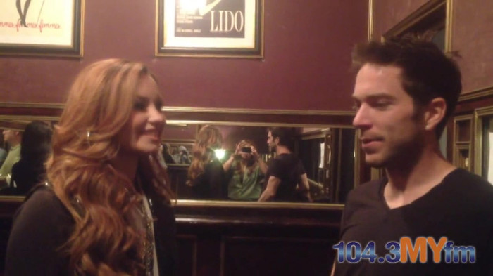 1043 MYfm\'s Ty Bentli with Demi Lovato in LA 0210 1043 MYfm\'s Ty Bentli with Demi Lovato in LA 0210