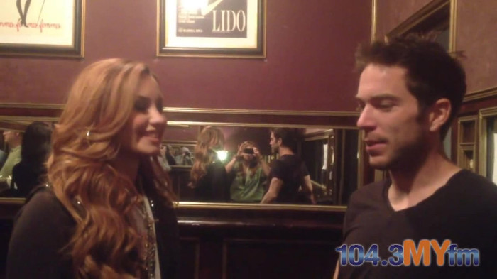 1043 MYfm\'s Ty Bentli with Demi Lovato in LA 0212 1043 MYfm\'s Ty Bentli with Demi Lovato in LA 0212
