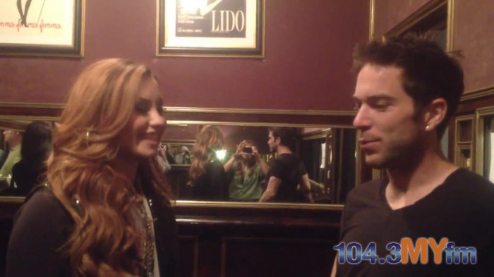 1043 MYfm\'s Ty Bentli with Demi Lovato in LA 0215 1043 MYfm\'s Ty Bentli with Demi Lovato in LA 0215