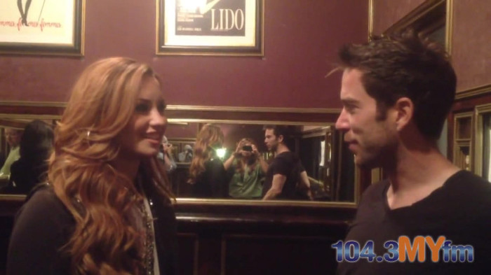1043 MYfm\'s Ty Bentli with Demi Lovato in LA 0248 - Demi - 1043 MYfm Ty Bentli