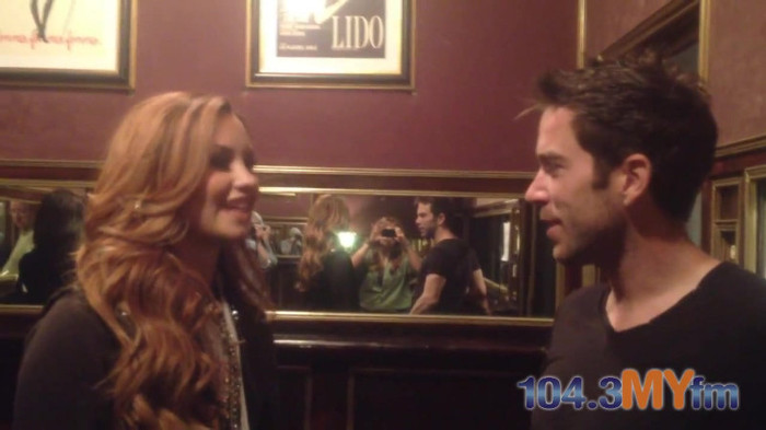 1043 MYfm\'s Ty Bentli with Demi Lovato in LA 0262 1043 MYfm\'s Ty Bentli with Demi Lovato in LA 0262