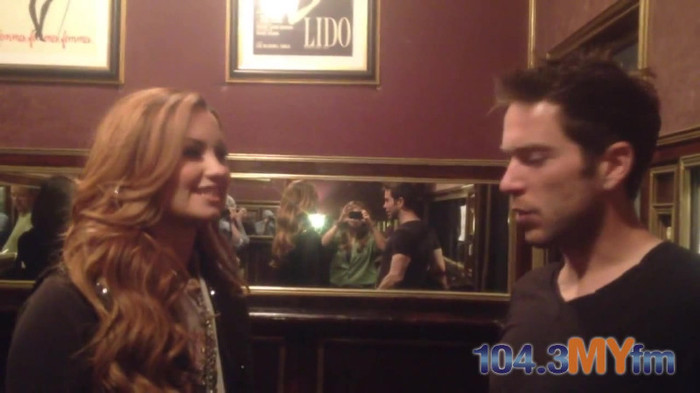 1043 MYfm\'s Ty Bentli with Demi Lovato in LA 0278