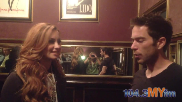 1043 MYfm\'s Ty Bentli with Demi Lovato in LA 0286
