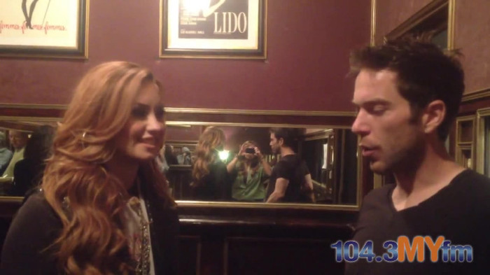 1043 MYfm\'s Ty Bentli with Demi Lovato in LA 0288