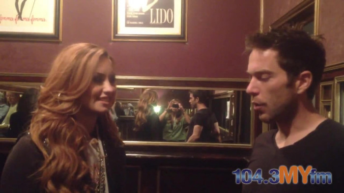 1043 MYfm\'s Ty Bentli with Demi Lovato in LA 0289