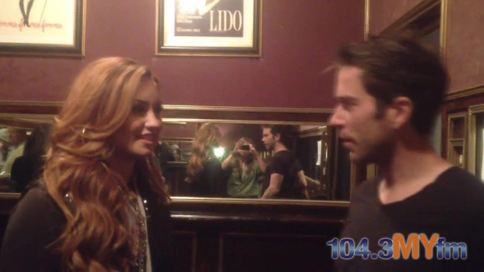 1043 MYfm\'s Ty Bentli with Demi Lovato in LA 0300