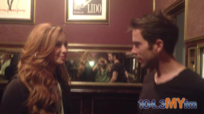 1043 MYfm\'s Ty Bentli with Demi Lovato in LA 0308