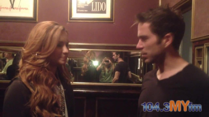 1043 MYfm\'s Ty Bentli with Demi Lovato in LA 0320